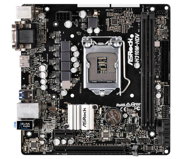 ASRock H310M-HDV - 422198 - zdjęcie 3